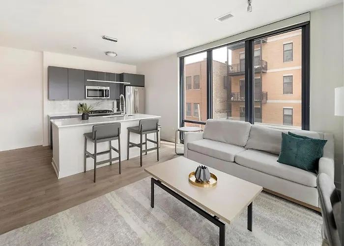 Landing Incredible 2Bd Rooftop Lounge Pool Appartement Chicago