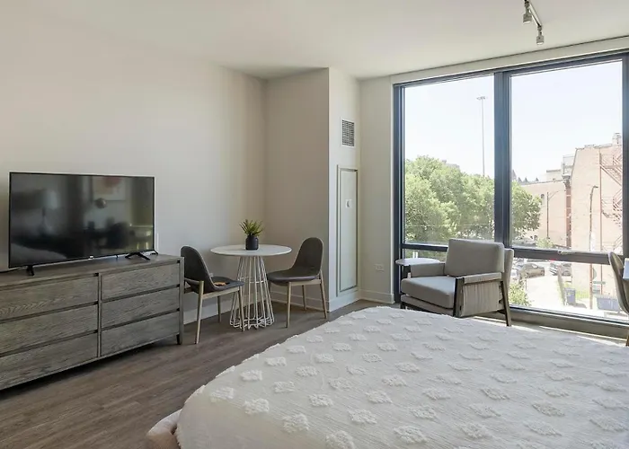 Landing Incredible 2Bd Rooftop Lounge Pool Appartement Chicago